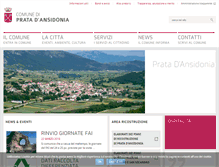 Tablet Screenshot of comune.pratadansidonia.aq.it